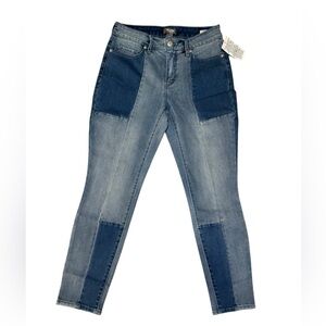 Women's Martha Stewart  Blue Patchwork Jeans 2P